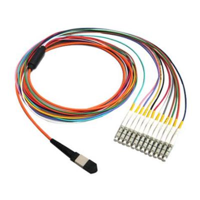 12 LC To MTP/MPO Multimode 50/125um, 2mm Breakout Cables