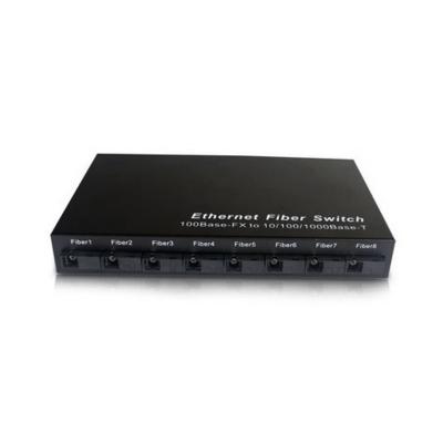 Intelligent Fiber To Ethernet Media Converter 10/100/1000M Single Mode multimode