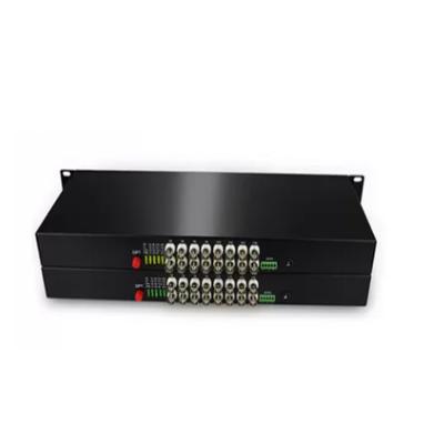 FC UPC Fiber optic media converter Video Over Fiber Media Converter Rack Mounting